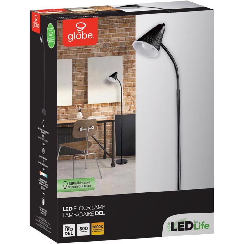 FLOR LAMP MTBLK A-LN 59″ on Sale