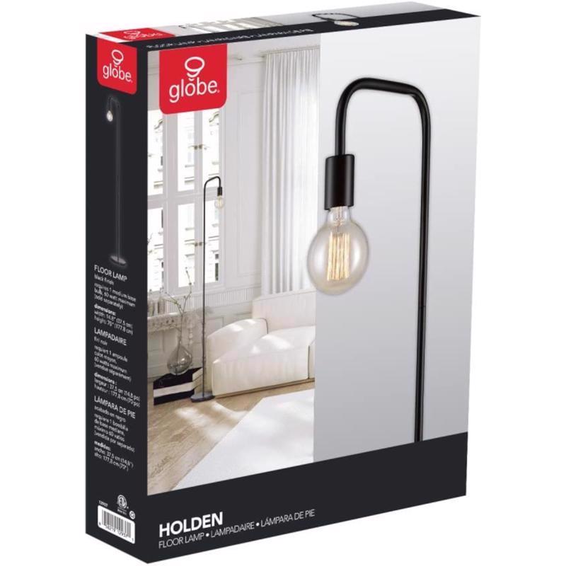FLR LAMP MT BLK E26 70″ on Sale