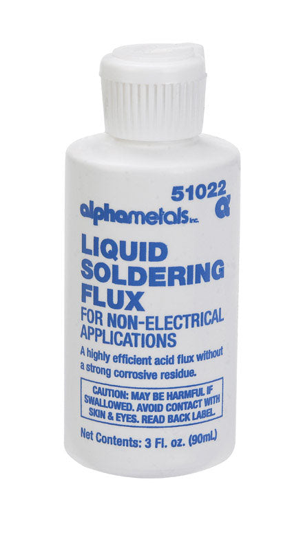 FLUX LIQUID 3OZ ACID Supply
