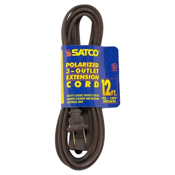 12′ BRN EXTENSION CORD 16/2 Supply
