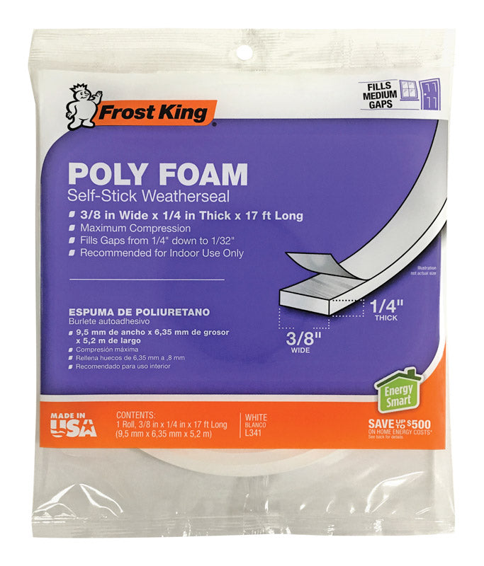 FOAM TAPE 3/8″X1/4″X17′ Sale