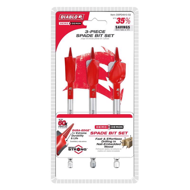 DD SPADE BIT SET 6″ 3PC Online Sale