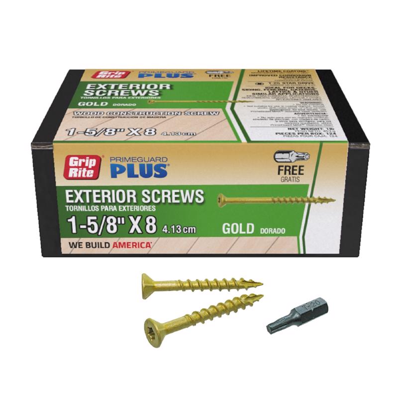 DCK SCREW STR 1-5/8″ 1M Sale