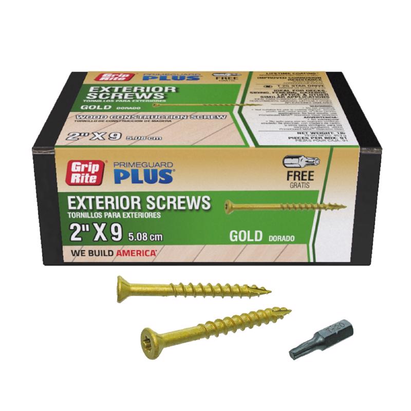 DCK SCREW STR 2″ 1LB Online now