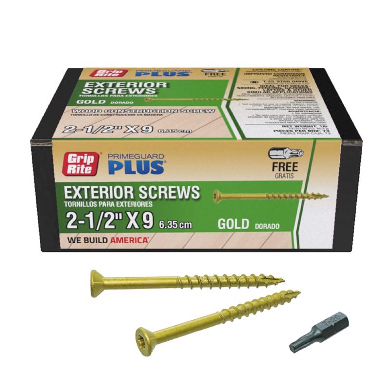DCK SCREW STR 2-1/2″ 1LB Online now