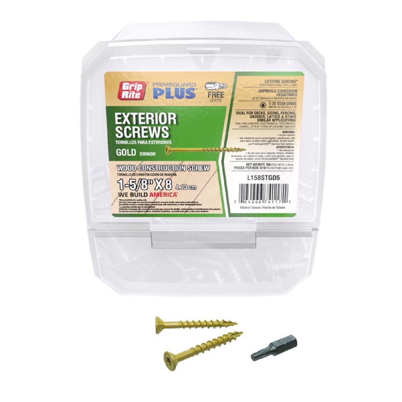 DCK SCREW STR 1-5/8″ 5LB Sale