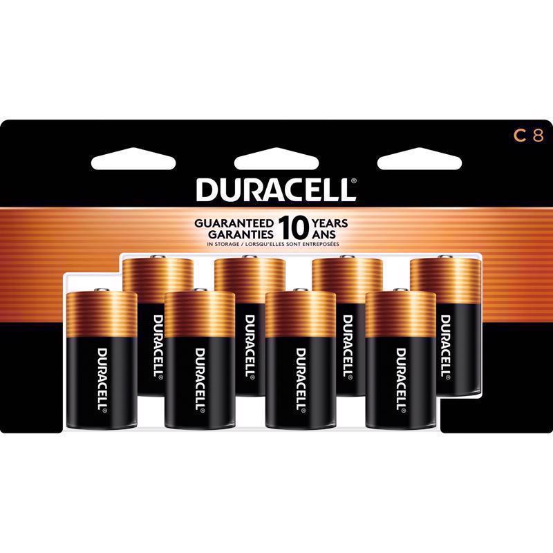 BATTERIES ALKALINE C 8PK Fashion