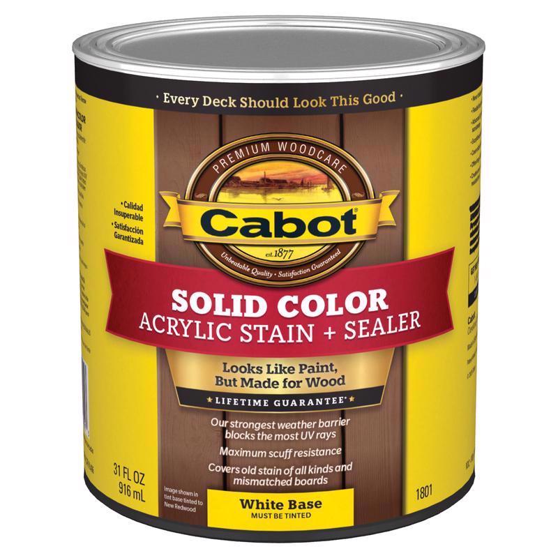 DECK STAIN SLD WHT 31OZ Online