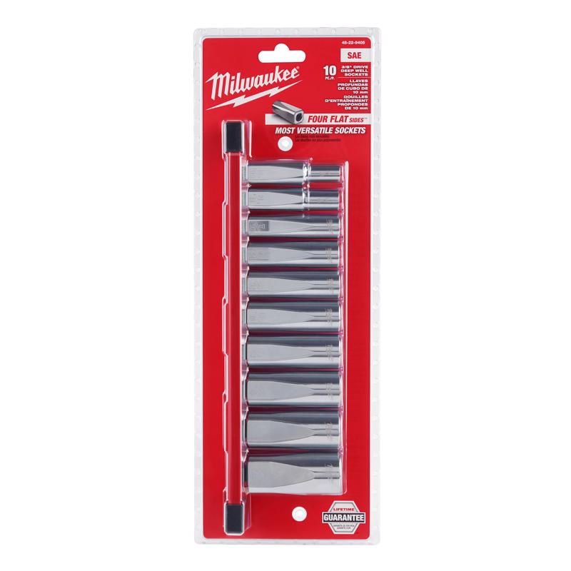 DEEP SOCKET SET SAE 10PC Online Sale