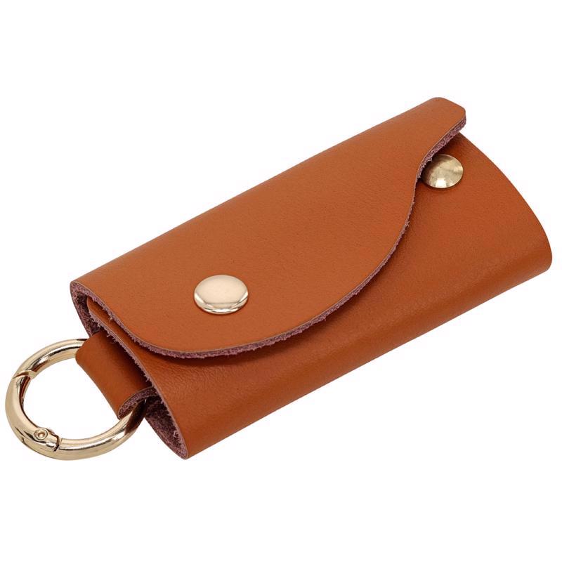 KEYCHAIN CARD HOLDR BRWN Online Sale