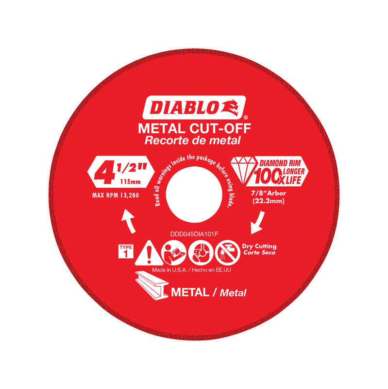 DIAMOND MTL CTOFF WL4.5″ Supply