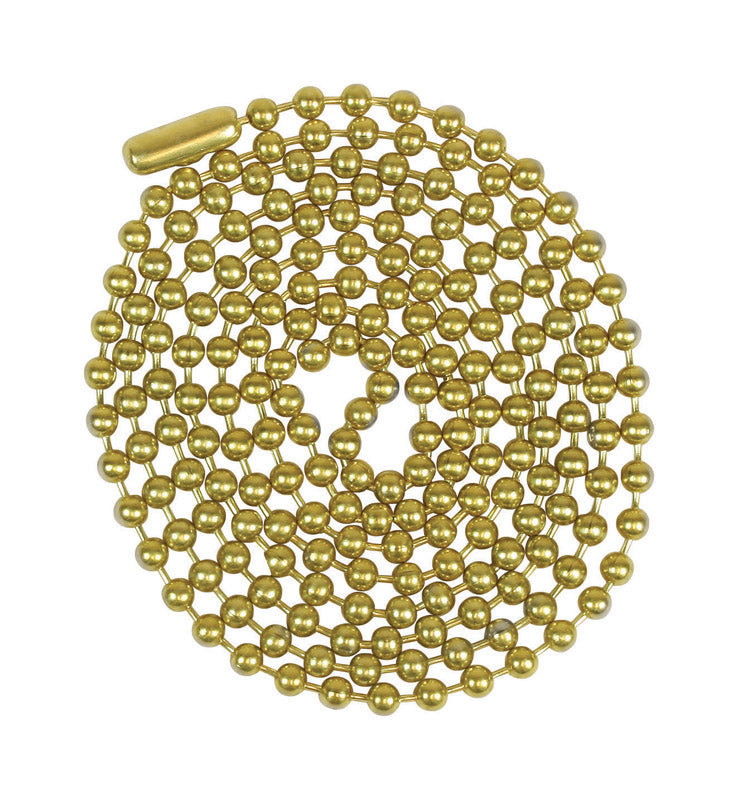 BEADED CHAIN BRASS #6 Discount
