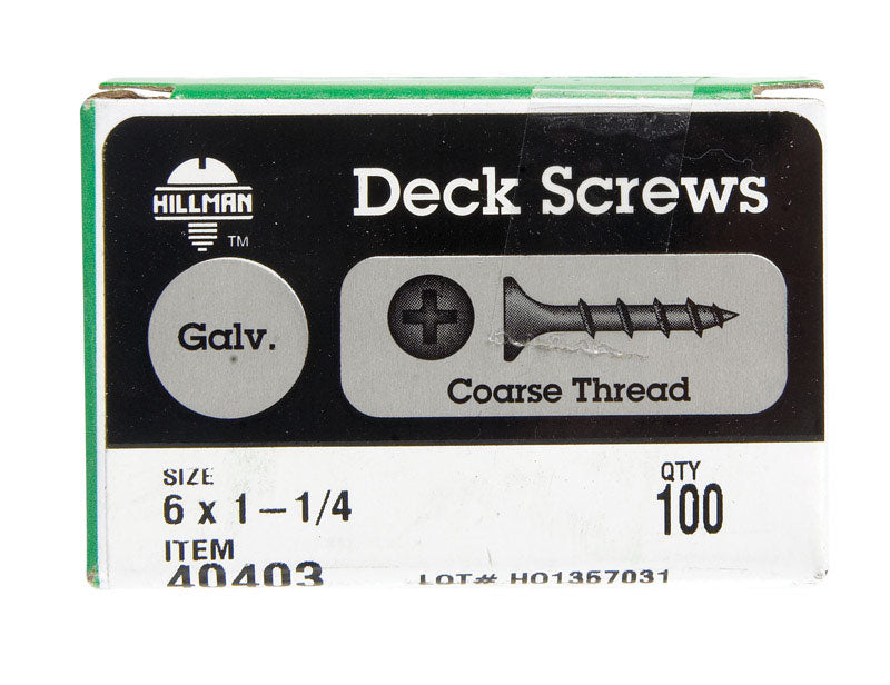GALV DECK SCREW 6X1 1/4 Sale