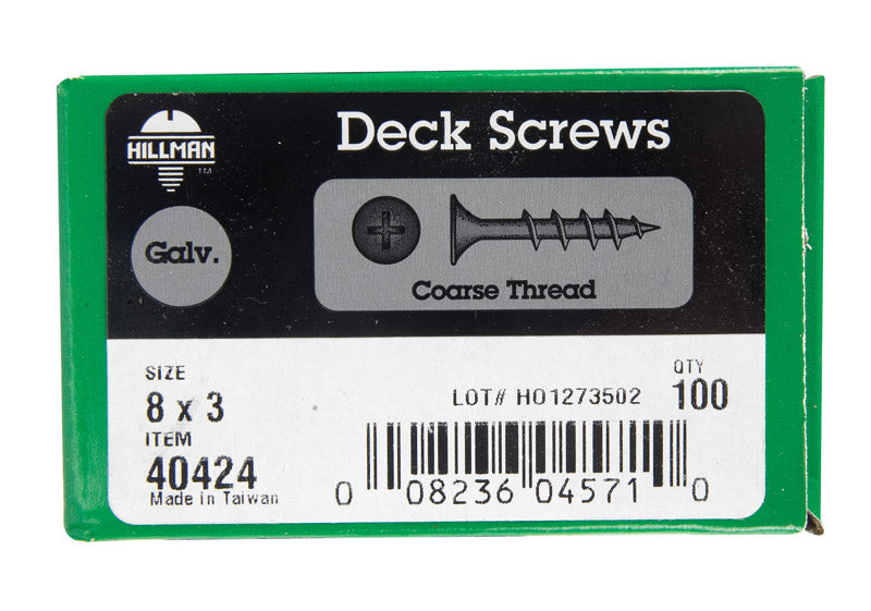 GALV DECK SCREW 8X3 Hot on Sale