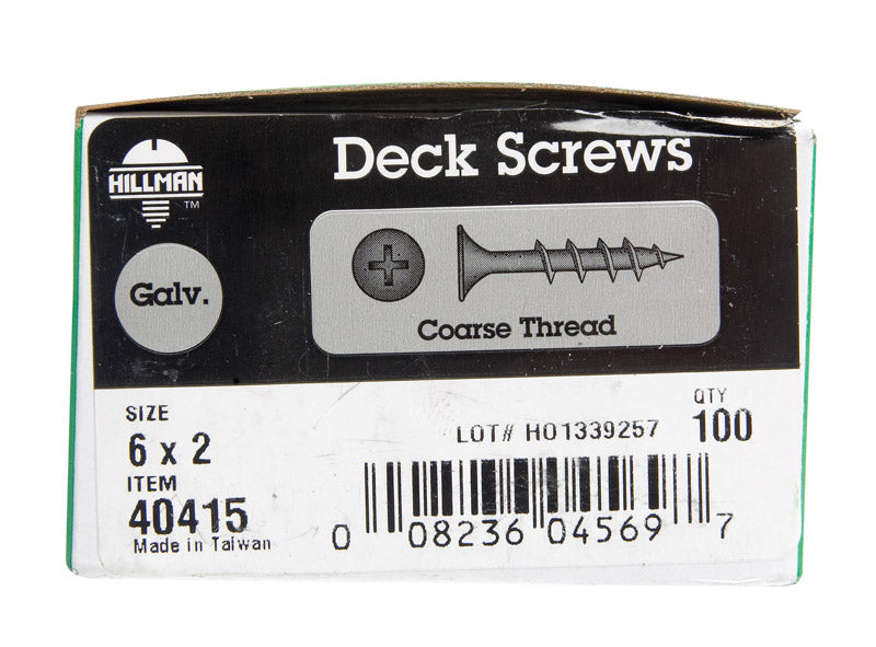 GALV DECK SCREW 6X2 Fashion