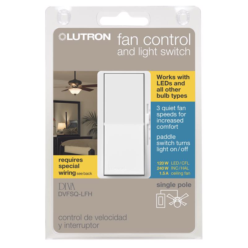 DIVA FAN/LIGHT SWITCH Fashion