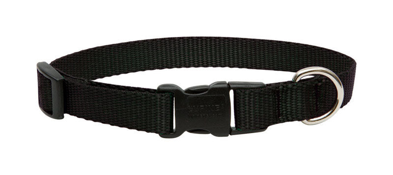 DOG COLLAR 9-14″ ADJ BLK Online now