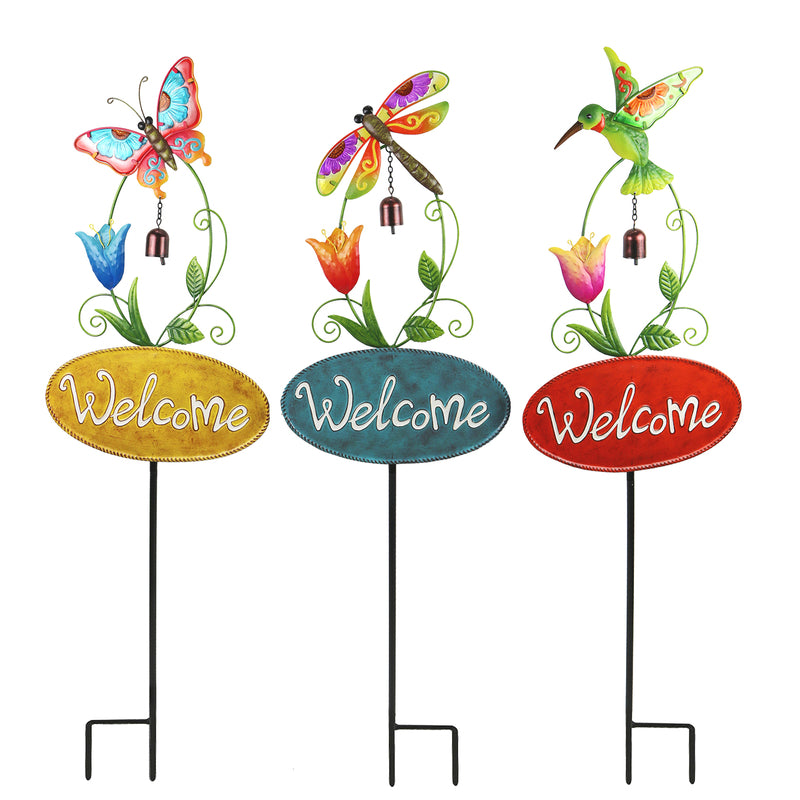 GARDEN STAKE WLCM W/BELL Discount
