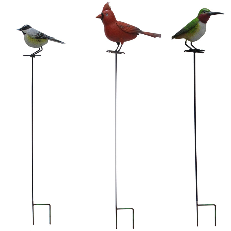GARDEN STAKE BIRD ASST Fashion