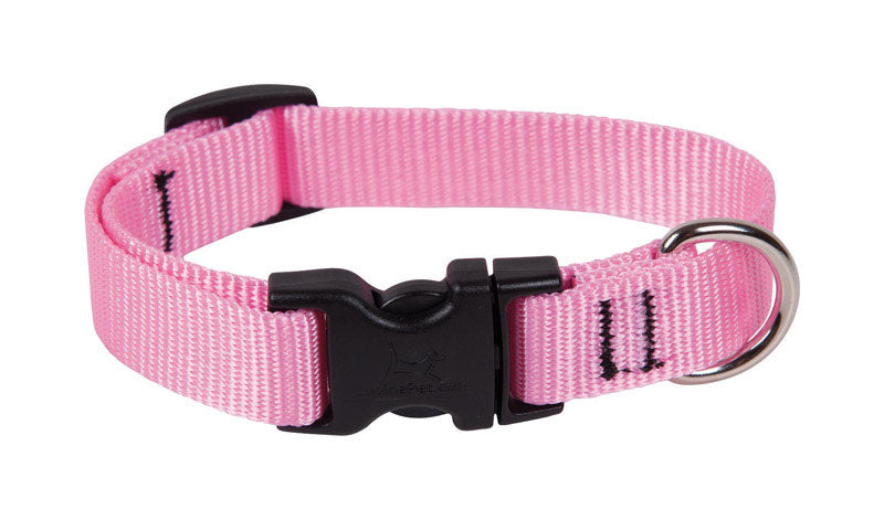 DOG COLLAR 9-14″ADJ PINK Supply
