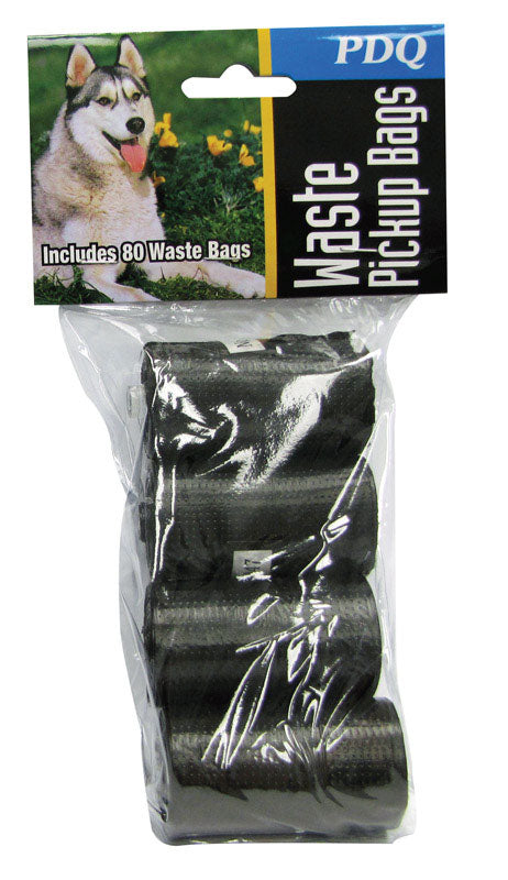 DOG WASTE BAGS BLK 80PK Sale