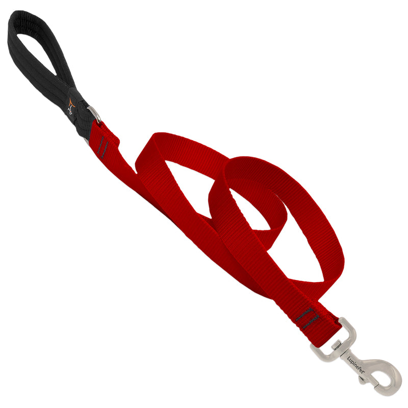 DOG LEASH 6FT 1″ RED Sale