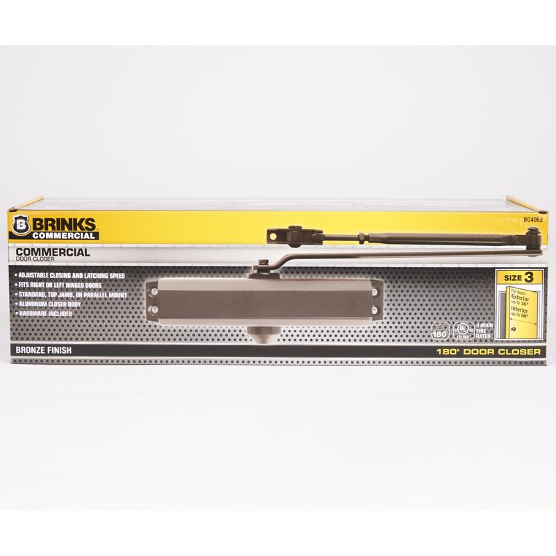 DOOR CLOSER STEEL BRONZE Online Sale