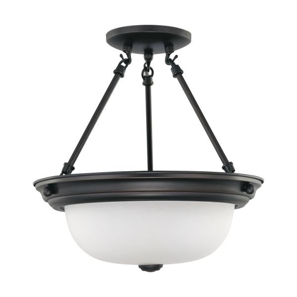 2 LIGHT 13″ SEMI-FLUSH on Sale