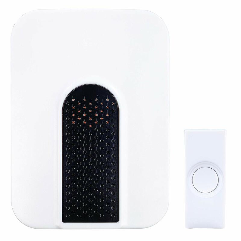DOOR CHIME KT WRLS BK/WH Discount