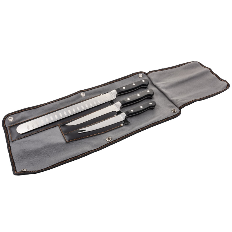 KNIFE SET BLK/SLV 3PC Online Sale
