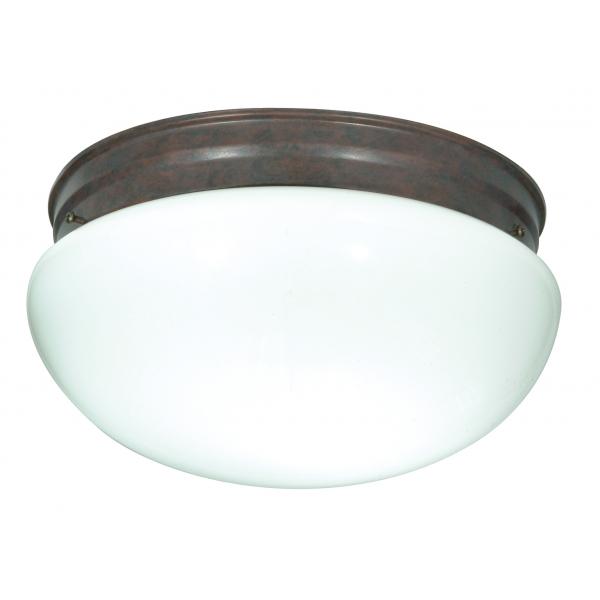 2 LIGHT 12″ MUSHROOM FLUSH Online Hot Sale