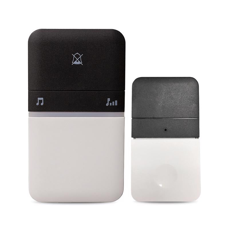 DOOR BELL WIRELS BLK/WHT on Sale