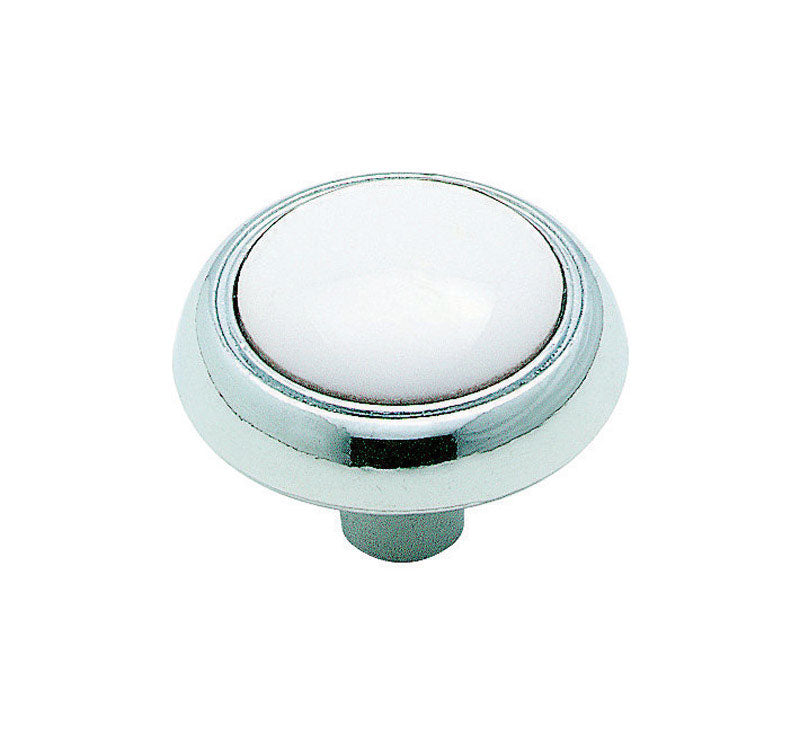 KNOB 1.25″CHROME W/INSRT Online now