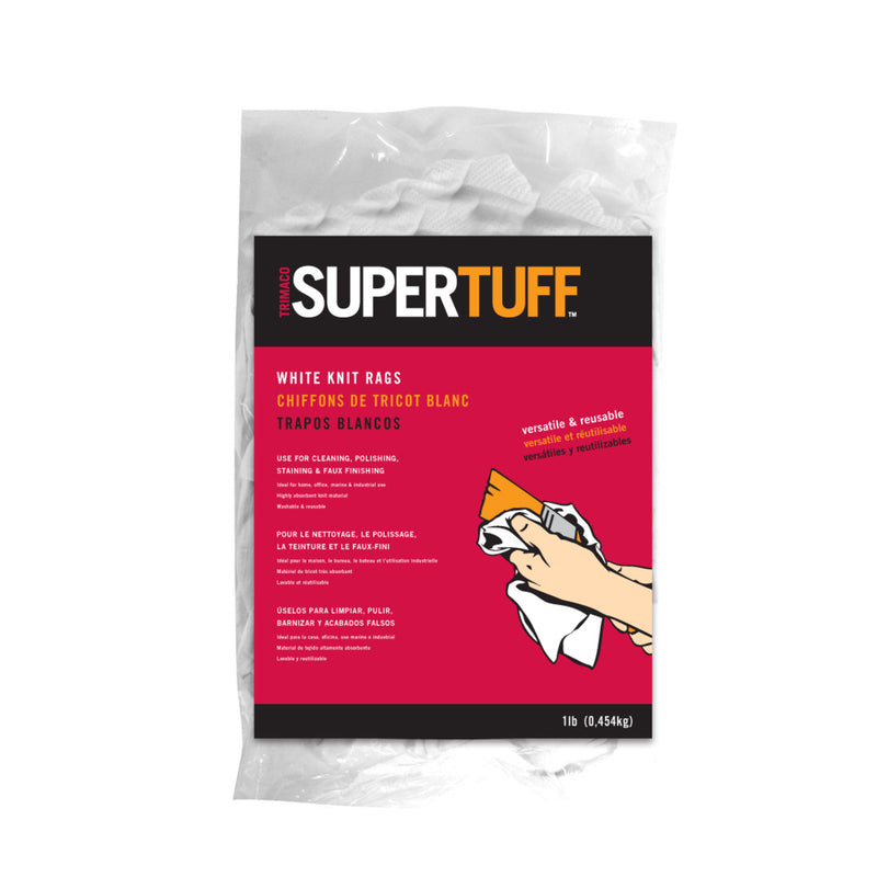 KNIT RAG WHT SUPRTF 1# Sale