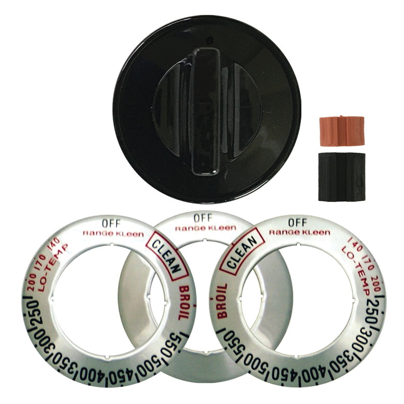 KNOB KIT GAS RNGE BLK1PK on Sale