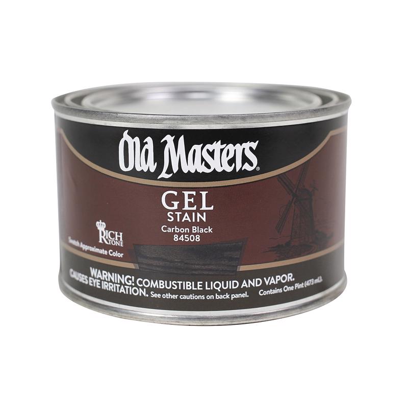 GEL STAIN CRBN BLK 1PT Supply