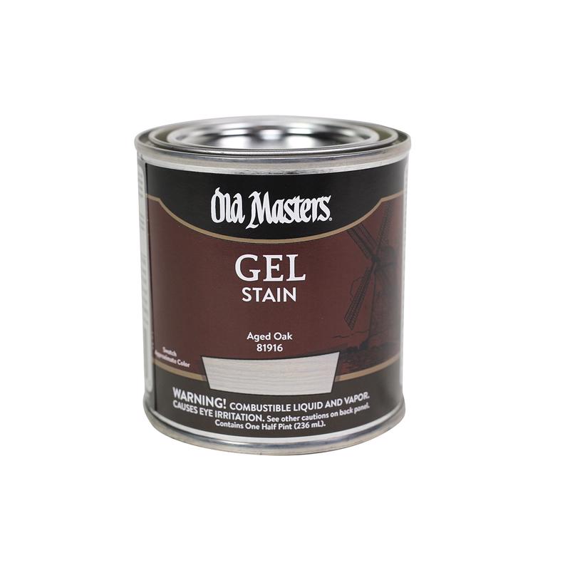 GEL STAIN AGED OAK .5PT Sale