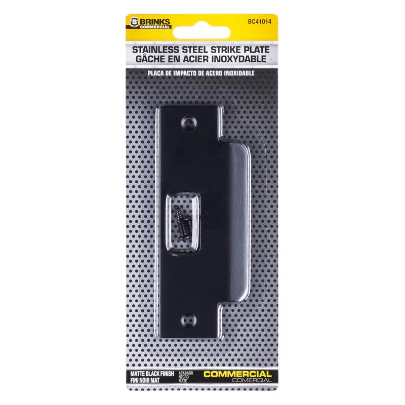 DOOR STRIKE STEEL MT BLK Discount
