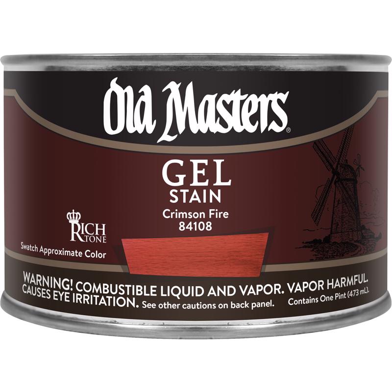 GEL STAIN CRMSN FIRE 1PT Discount