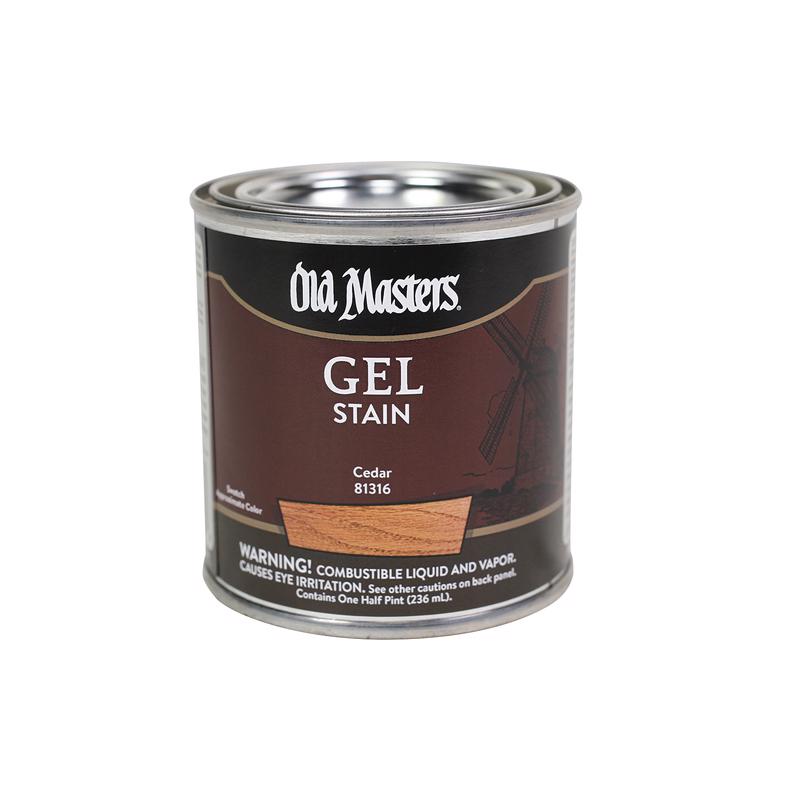 GEL STAIN CEDAR 1/2PT Discount