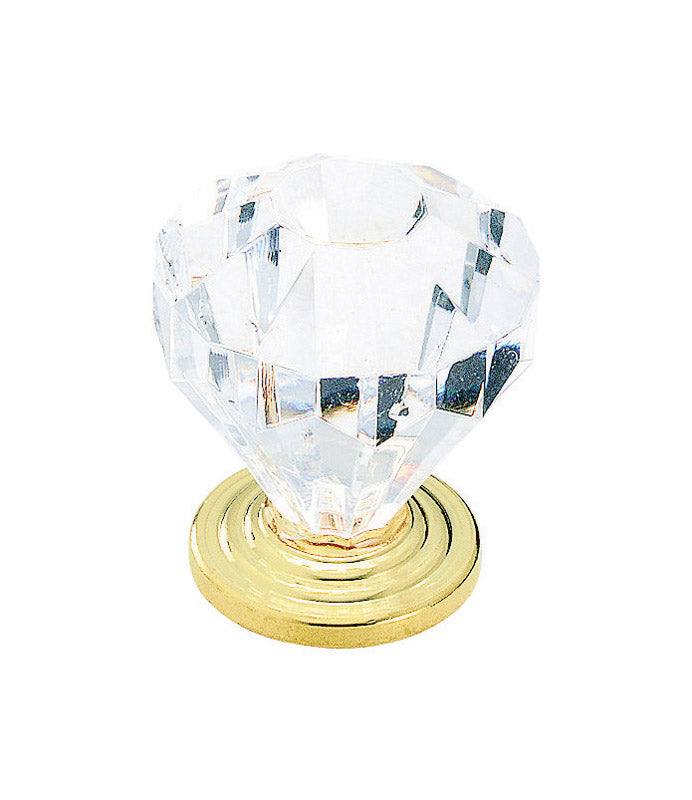 KNOB D ACRYLIC CIR1.25″ Fashion
