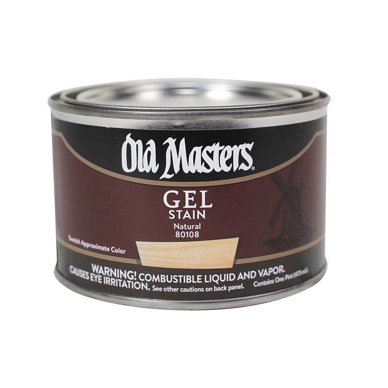GEL STAIN NATURAL 1PT Online now