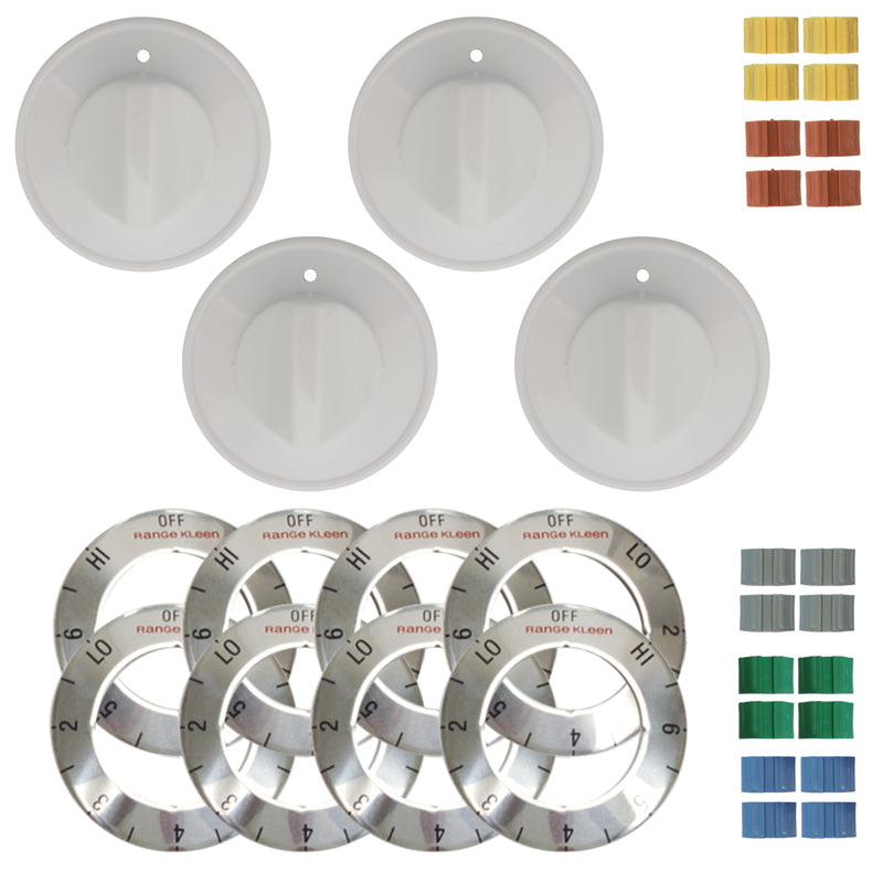 KNOB KIT ELECTRC WHT 4PK Online
