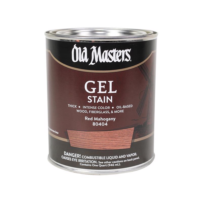 GEL STAIN RED MHGONY 1QT Fashion