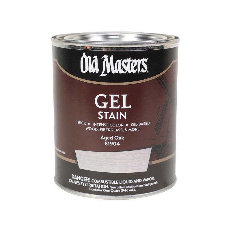 GEL STAIN AGED OAK 1 QT Online now