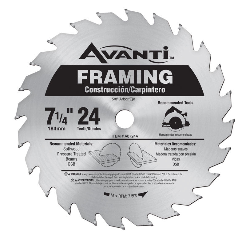 BLADE FRAMING 7-1/4 24T Fashion