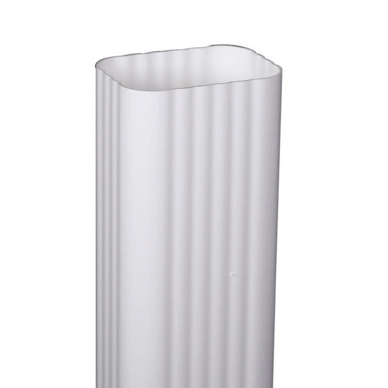 DOWNSPOUT VINYL WHT Hot on Sale