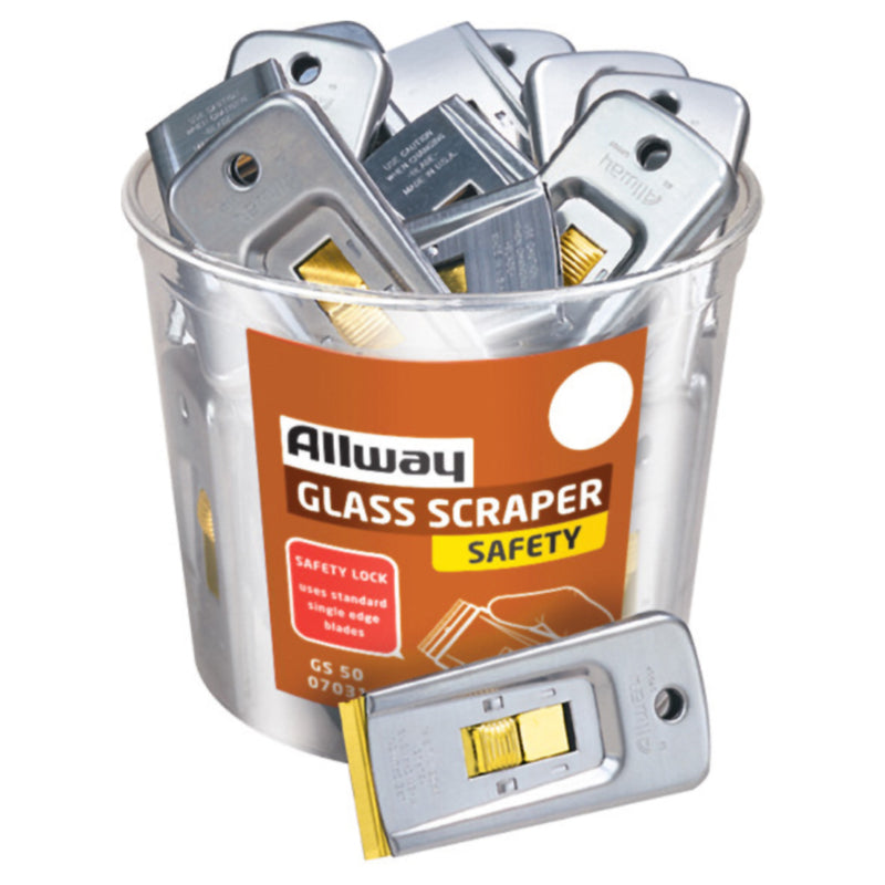 GLASS SCRAPER 50P BUCKET Online Hot Sale