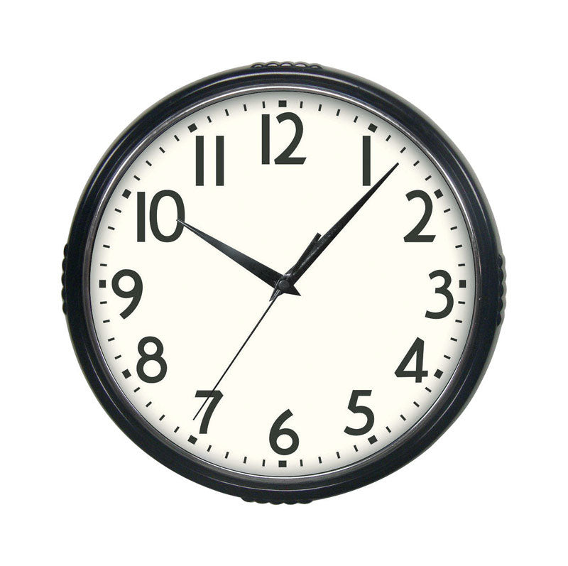 BLK WALL CLOCK 9.75″ Online