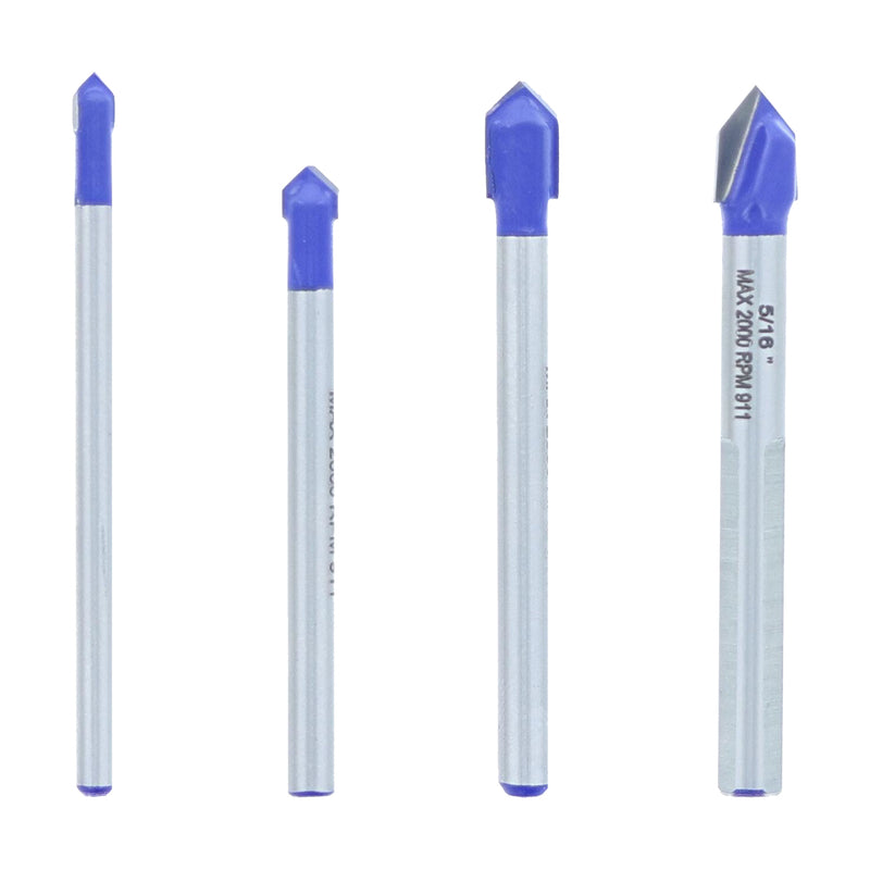 GLASS & TILE BIT SET 4PC on Sale